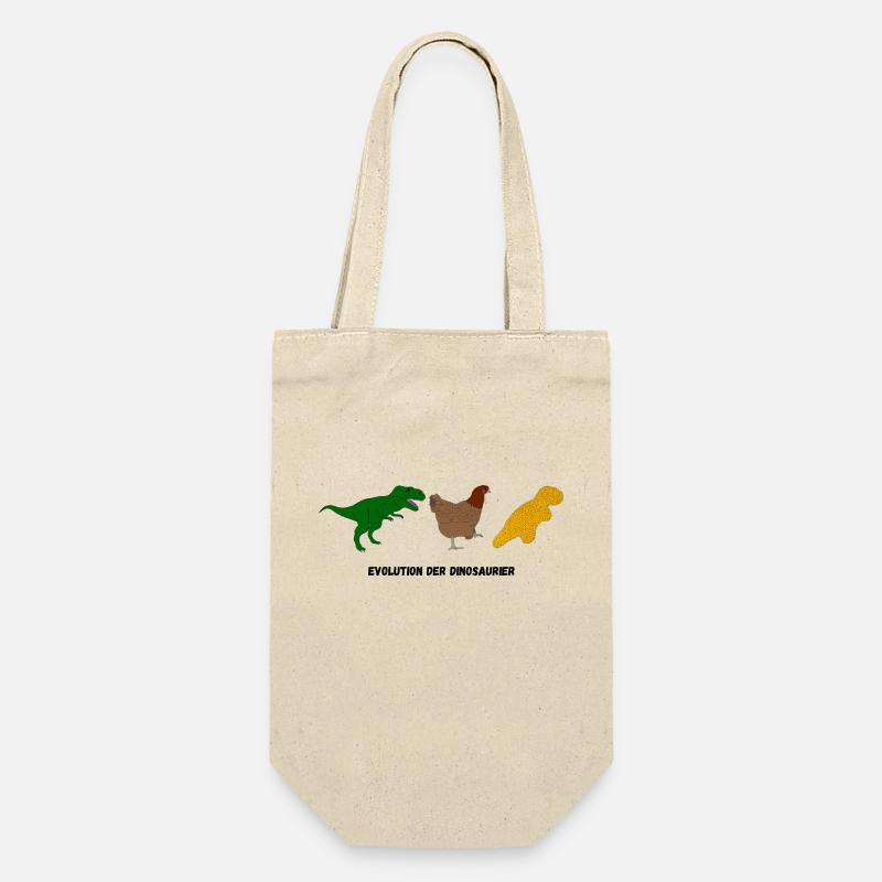 Evolution der Dinosaurier - Geschenkbeutel für Flaschen - Natur