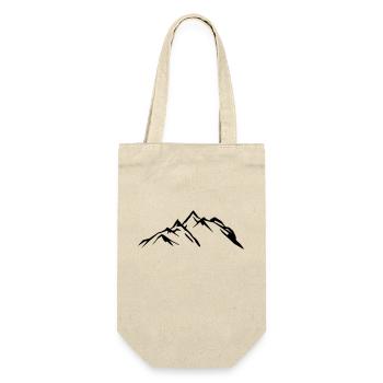 berge - Geschenkbeutel für Flaschen - Natur - Vorne