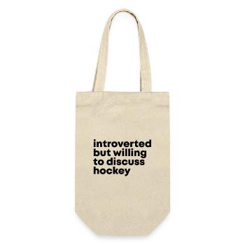 Hockey Hockey Hockey - Gift Bag for Bottles - nature - Front