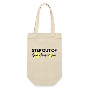 Step Out of Your Comfort Zone - Geschenkbeutel für Flaschen - Natur - Vorne