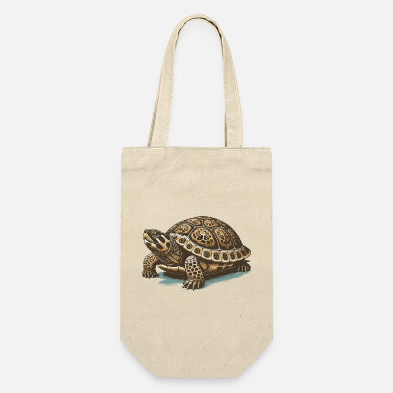 Tortue - Sac à bouteille - nature