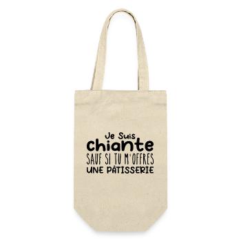 Woman Who Loves Pastry Designs Funny Humor - Gift Bag for Bottles - nature - Front