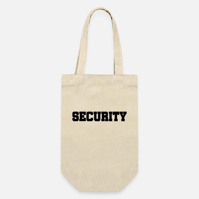 Security - Sicherheitsdienst - Bewachung - Schutz - Geschenkbeutel für Flaschen - Natur