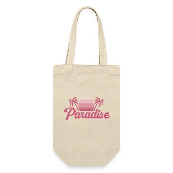 Tropical Sunset Silhouette - Gift Bag for Bottles - nature - Front