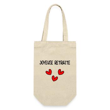RETIREMENT. COLLEAGUE. RETIREMENT. RETIRED. RETIREMENT. - Gift Bag for Bottles - nature - Front