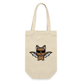 Mignon Chauve-souris Lunettes de soleil Cool Halloween Drôle - Sac à bouteille - nature - Devant