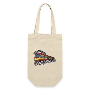 Railway colours seasons, year-round delay - Gift Bag for Bottles - nature - Front