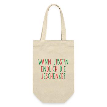 Gifts Christmas - Gift Bag for Bottles - nature - Front