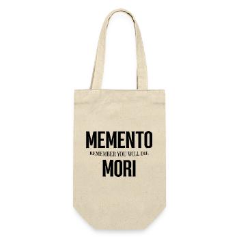 Memento Mori – Rappelez-vous que vous mourrez - Sac à bouteille - nature - Devant