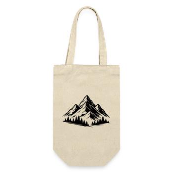 Mountains Forest Landscape - Gift Bag for Bottles - nature - Front
