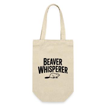 Beaver Whisperer - Gift Bag for Bottles - nature - Front