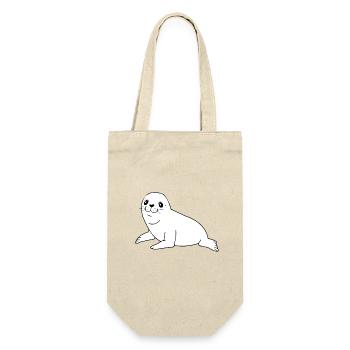 Seal seal seals seal - Gift Bag for Bottles - nature - Front