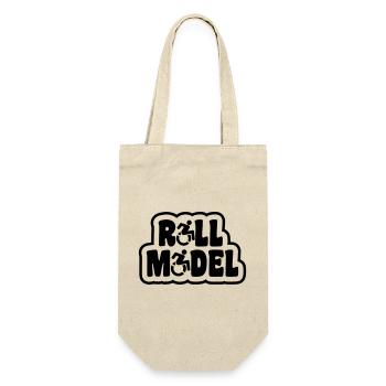 Modèle. Pour le vrai utilisateur de fauteuil roulant # - Sac à bouteille - nature - Devant