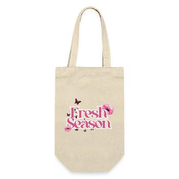 Fraîche Saison Floral Script - Sac à bouteille - nature - Devant