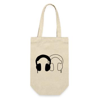 Headphones - Gift Bag for Bottles - nature - Front