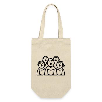 choir - Gift Bag for Bottles - nature - Front