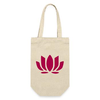 Fleur de lotus Fleur de lotus Fleur rouge Fleurs de nénuphar - Sac à bouteille - nature - Devant
