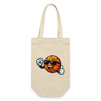 Ambiance basket avec lunettes de soleil - Sac à bouteille - nature - Devant
