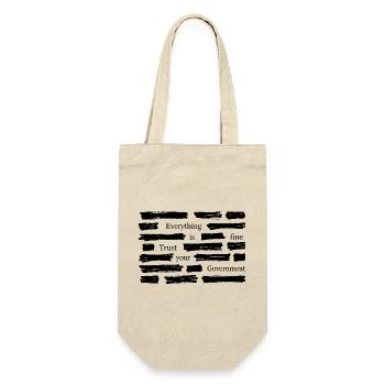 Tout va bien, fais confiance à ta chemise gouvernementale - Sac à bouteille - nature - Devant