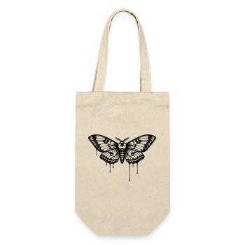 Tatouage de papillon de nuit - Sac à bouteille - nature - Devant