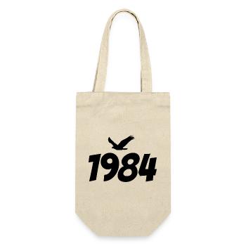 Graphique vintage d’aigle 1984 - Sac à bouteille - nature - Devant
