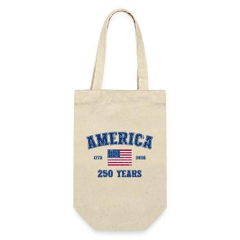 250e anniversaire de l’Amérique 1776-2026 - Sac à bouteille - nature - Devant