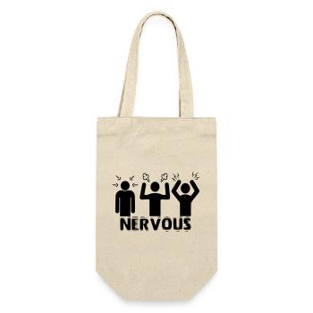 Nervous - Gift Bag for Bottles - nature - Front