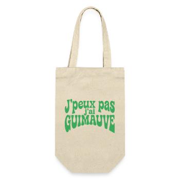 J'peux pas j'ai guimauve vert - Sac à bouteille - nature - Devant