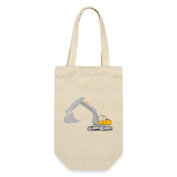 long-arm excavator2023 - Gift Bag for Bottles - nature - Front