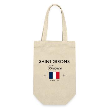 Saint Girons Frankreich Koordinaten Reise Souvenir - Geschenkbeutel für Flaschen - Natur - Vorne