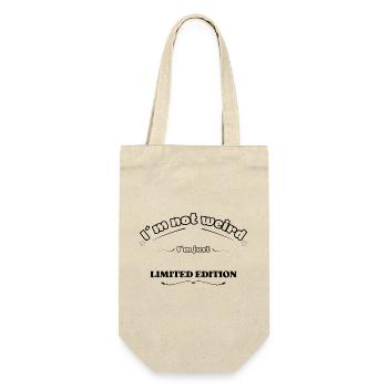 I'm Not Weird, I'm Just Limited Edition - Gift Bag for Bottles - nature - Front