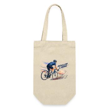 Rouler Libre: Cycliste en Flux - Sac à bouteille - nature - Devant