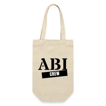 Abi Crew - Abitur Abschluss Jahrgang Abifahrt - Geschenkbeutel für Flaschen - Natur - Vorne