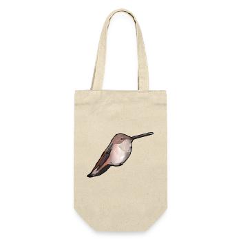 Kolibri im Abendlicht - Geschenkbeutel für Flaschen - Natur - Vorne