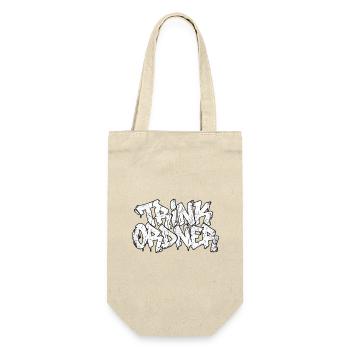 Trink Ordner Graffiti - Geschenkbeutel für Flaschen - Natur - Vorne