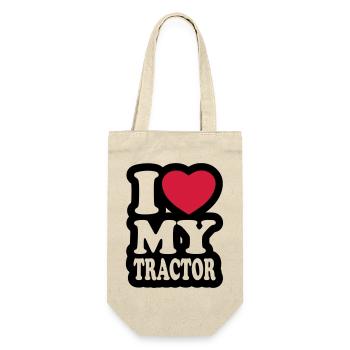 I love my tractor - Sac à bouteille - nature - Devant