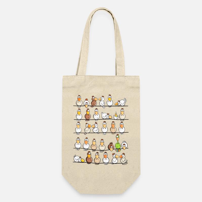 Chicken Farm - Gift Bag for Bottles - nature