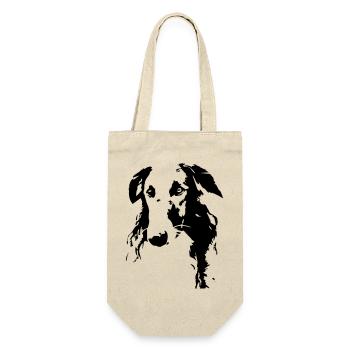Tête de barzoï - Sac à bouteille - nature - Devant