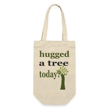 hugged a tree - Gift Bag for Bottles - nature - Front