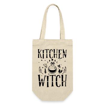 Cuisine sorcière - idées cadeaux pour les sorcières - Sac à bouteille - nature - Devant
