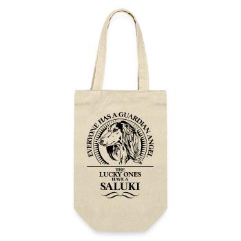 SALUKI Guardian Angel dog saying dog Wilsigns - Gift Bag for Bottles - nature - Front