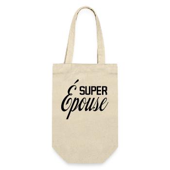 Super épouse cadeau - Sac à bouteille - nature - Devant