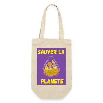 JOUR DE LA TERRE,ECOLOGIE,PLANETE,ENVIRONNEMENT - Sac à bouteille - nature - Devant
