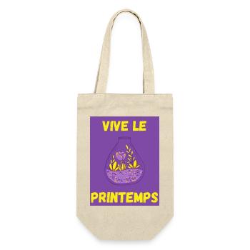 PRINTEMPS,JARDINAGE,RETRAITE,PRINTEMPS,JARDIN - Sac à bouteille - nature - Devant