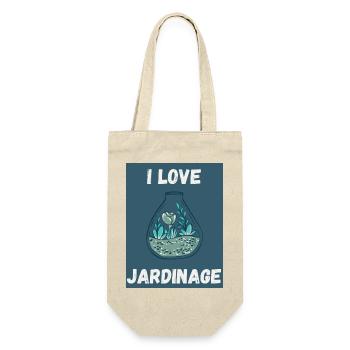 GARDEN. SPRING. GARDENING. RETIREMENT. SPRING. - Gift Bag for Bottles - nature - Front