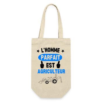 Homme Parfait Agriculteur - Sac à bouteille - nature - Devant