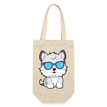 Looki le loup à lunettes - Sac à bouteille - nature - Devant