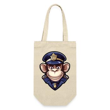 Monkey Policewoman - Gift Bag for Bottles - nature - Front