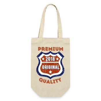 Premium Quality 2018 - Gift Bag for Bottles - nature - Front