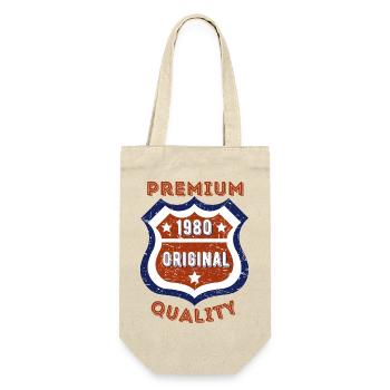 Qualité premium 1980 - Sac à bouteille - nature - Devant